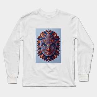 Beautiful colorful mask Long Sleeve T-Shirt